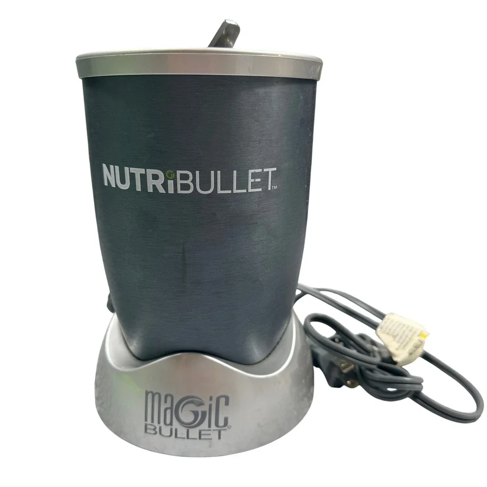 NutriBullet Magic Bullet Blender NB-101B 600W Gray Personal Smoothie Maker 2 Cup
